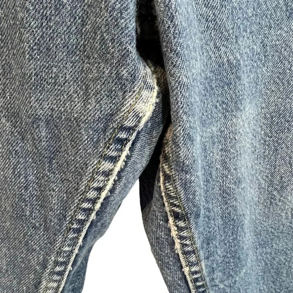 Lee Riders Jeans Womens Size 16 Petite Blue Denim Bottoms High Waist 100% Cotton - Picture 10 of 11
